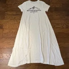 STYLENANDA ロングTシャツワンピース 白 フレアのサムネイル