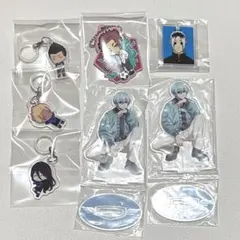 ブルーロック めじるしアクセサリー アクリルスタンド キーホルダー 7点セット