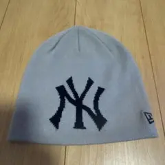 New Era NY Yankees ニット帽 ビーニー ライトブルーのサムネイル