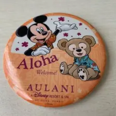 【新品】限定 Disney AULANI アウラニ 缶バッジ