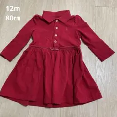 Ralph Lauren 赤いワンピース 80㎝
