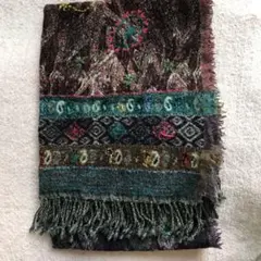 マフラー 刺繍ストール