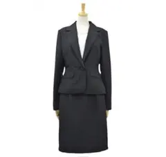 黒 ワンピーススーツ シングルボタン　11号