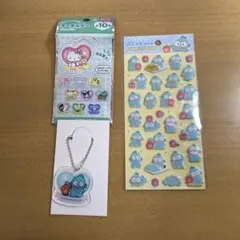 サンリオキャラクターズアクリルキーホルダーぷくっとシール　ハンギョドン