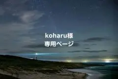 koharu様 専用ページ