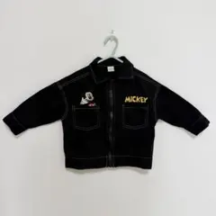 【futafuta】ミッキーマウス ジャケット 100cm 黒