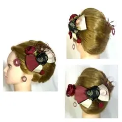 和装髪飾り　Y88 ピアス　着物　成人式髪飾り　祭り　浴衣　卒業式 浜松祭り