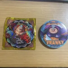 ONEPIECE 輩缶バッジ フランキー 2種セット
