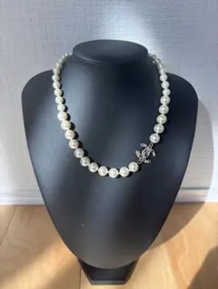 CHANEL パール ネックレス CCロゴ