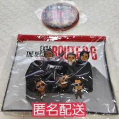 EXILE THE SECOND Route6・6 ポーチ 缶バッジ 限定