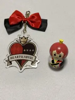 ツイステ ハーツラビュル寮リボンチャーム クーナッツ リドル・ローズハート