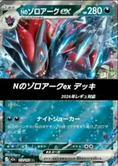 ポケモンカード 構築 済み デッキ Nのゾロアークex 13