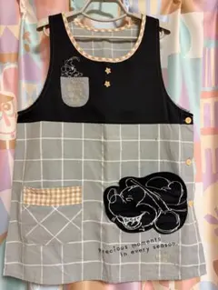 ディズニー　ミッキーマウス　エプロン　保育士のサムネイル