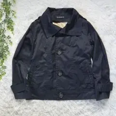 アズノウアズ　ライナー付きジャケット　コート　ネイビー　取り外し可　ビッグボタン
