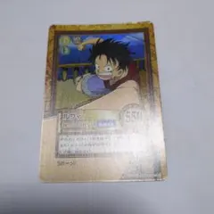 ワンピース カードダス ルフィ 2001年 BANDAI 圧勝 C398 - メルカリ