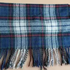 チェック柄マフラー