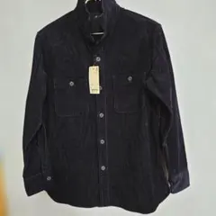 UNIQLO コーデュロイワークシャツ（長袖）ネイビー Lサイズ 　新品