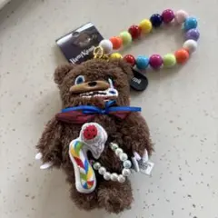ハミクマストラップ付きマスコットキーチェーン