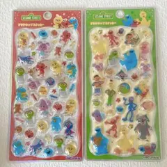 国内正規品 カミオジャパン セサミストリート プチドロップステッカー２種セット