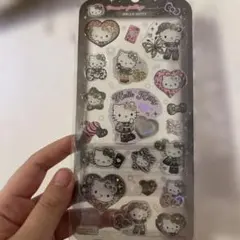 ドロップジェリーシール ブラックキティちゃん　ヒョウ柄　ゼブラ柄