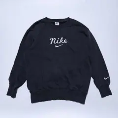 【NIKE】Swoosh 刺繍 センターロゴ トレーナー スウェット スミクロ