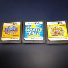 【カセットのみ】カービィDSソフト3本セット ウルトラスーパーデラックスなど