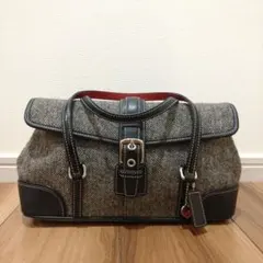 COACH ツイードバッグ