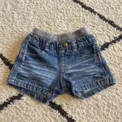 キッズデニムショートパンツ 90
