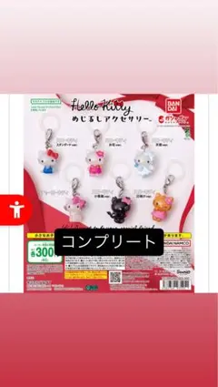Hello Kitty めじるしアクセサリー 6個セット　コンプリート