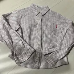 familiar 長袖シャツ 120サイズ チェック柄