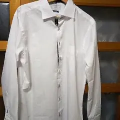 ORIHICA スリムフィット ホワイトワイシャツ