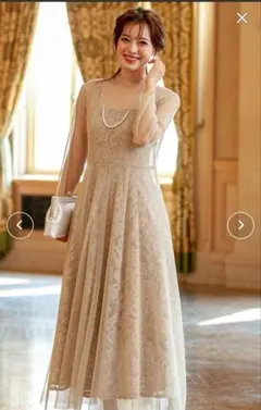 エピックデイ　2Wayチュールレースロングパーティードレス　フォーマル　結婚式