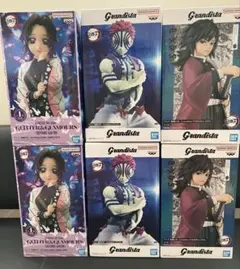 鬼滅の刃 プライズフィギュアセット 義勇、猗窩座、胡蝶