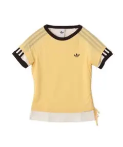 adidas Originals 半袖レイヤードTシャツ イエローのサムネイル