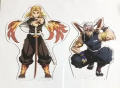 鬼滅の刃　ビッグアクリルスタンド　煉獄杏寿郎　宇髄天元