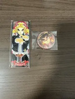 鬼滅の刃 煉獄杏寿郎 絵札缶バッジ くじ引き缶バッジ