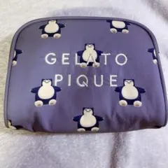 GELATO PIQUE ジェラピケ ポケモンスリープ 総柄ポーチ カビゴン