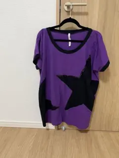 【スナオクワハラ】半袖 Tシャツ 星 スパンコール 個性的 オシャレのサムネイル