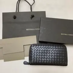 Bottega Veneta ダークブラウン 長財布