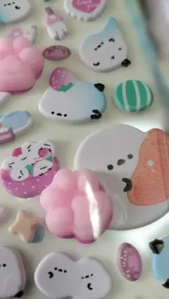 肉球シール3枚＃おしりシール＃おすそわけ