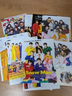 Snow Man 切り抜きセット