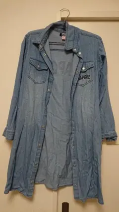 ANAP GIRL デニムシャツワンピース Sサイズ