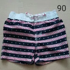 used*90babyGap星条旗柄海水パンツ 水着 男の子