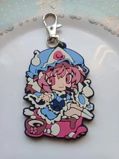 c107新作　東方Project　ラバーキーホルダー幽々子