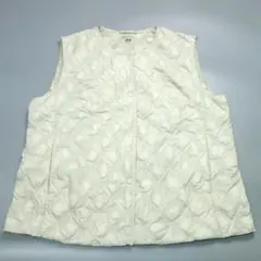 705 美品 ユニクロ パフテックキルティングベスト/ウォームパデッド