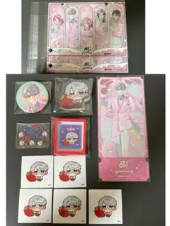 にじさんじ 一橋綾人 8周年 パーツ ブロック ステッカー 缶バッジ マグネット