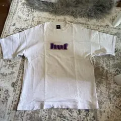 HUF 半袖 Tシャツ グレー ロゴ刺繍 Mのサムネイル