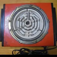 昭和レトロ SANYO 電気コンロ 電熱器 SH-25 赤 動作品 説明書あり