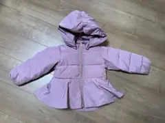 プティマイン(petit main) はっ水 ペプラムフリルダウン入りジャケット