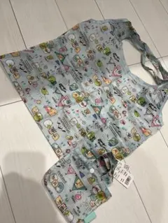 エコバッグ　すみっこぐらし　水色